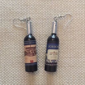 Wine Bottle EARRINGS
